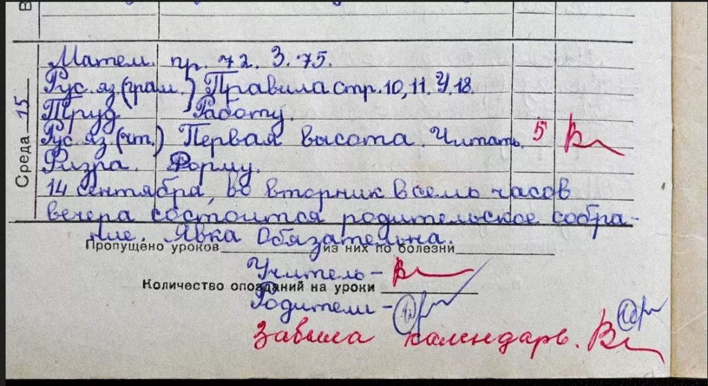 Дневники из прошлого: как менялся главный документ школьника последние 40 лет