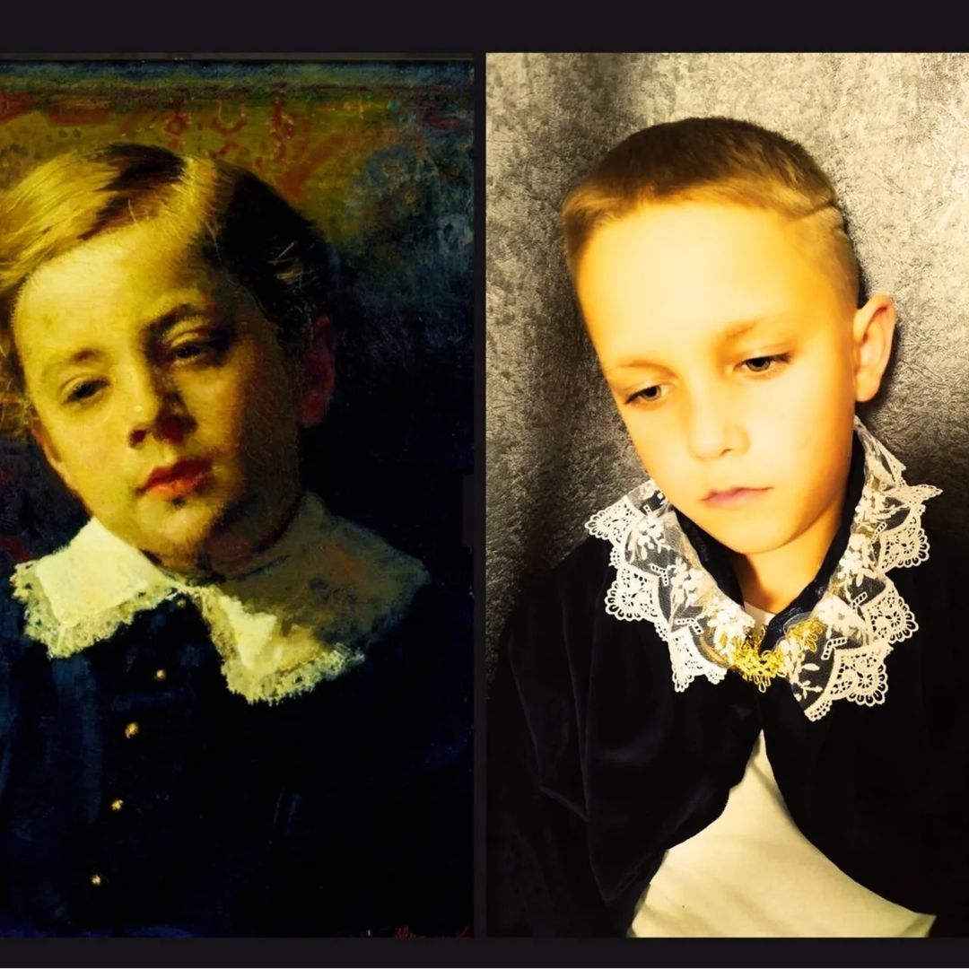 Семьи Жабинковского района «повторили» картины великих художников