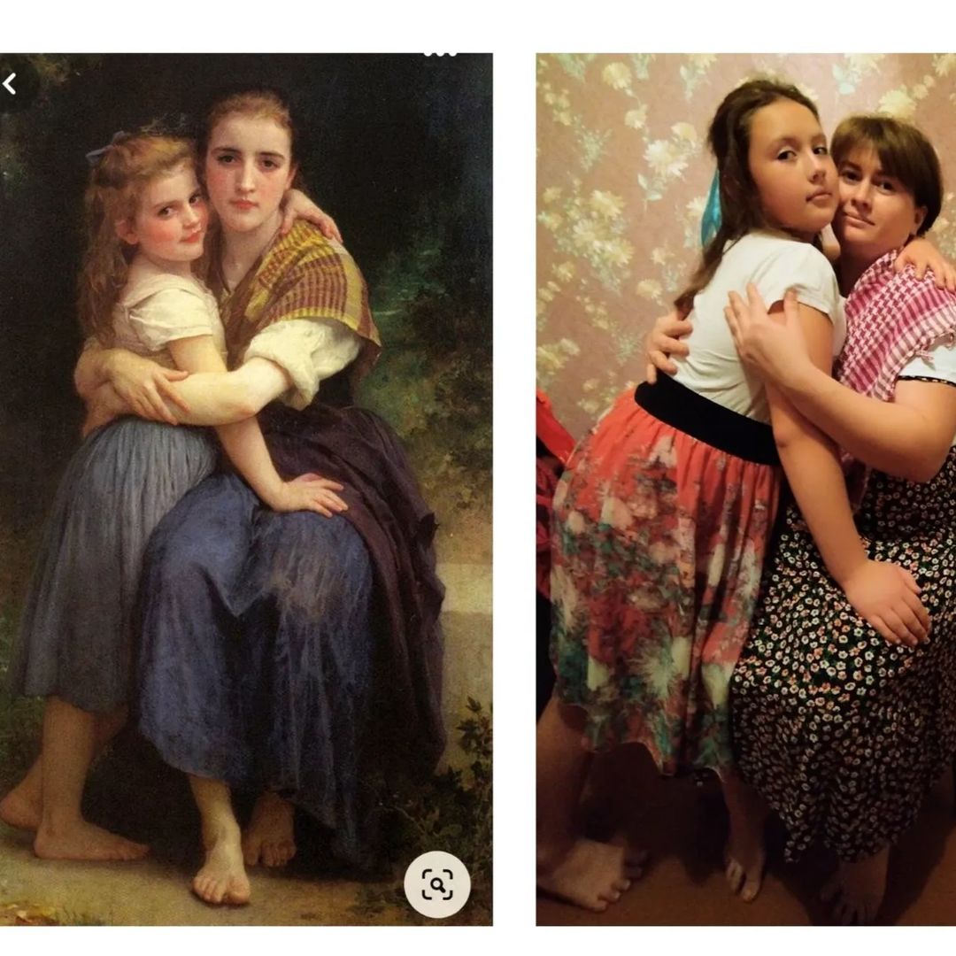 Семьи Жабинковского района «повторили» картины великих художников