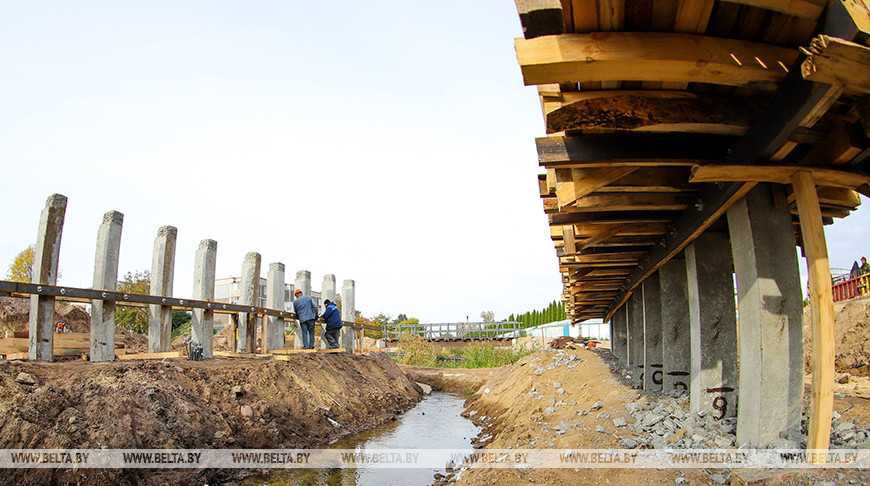 Движение по реконструируемому мосту в Жабинке планируют открыть до конца года
