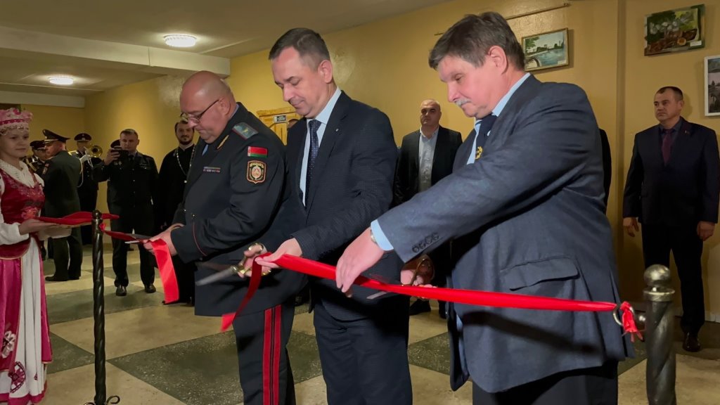 В Бресте состоялось открытие военно-патриотического клуба «Дубровский форт»