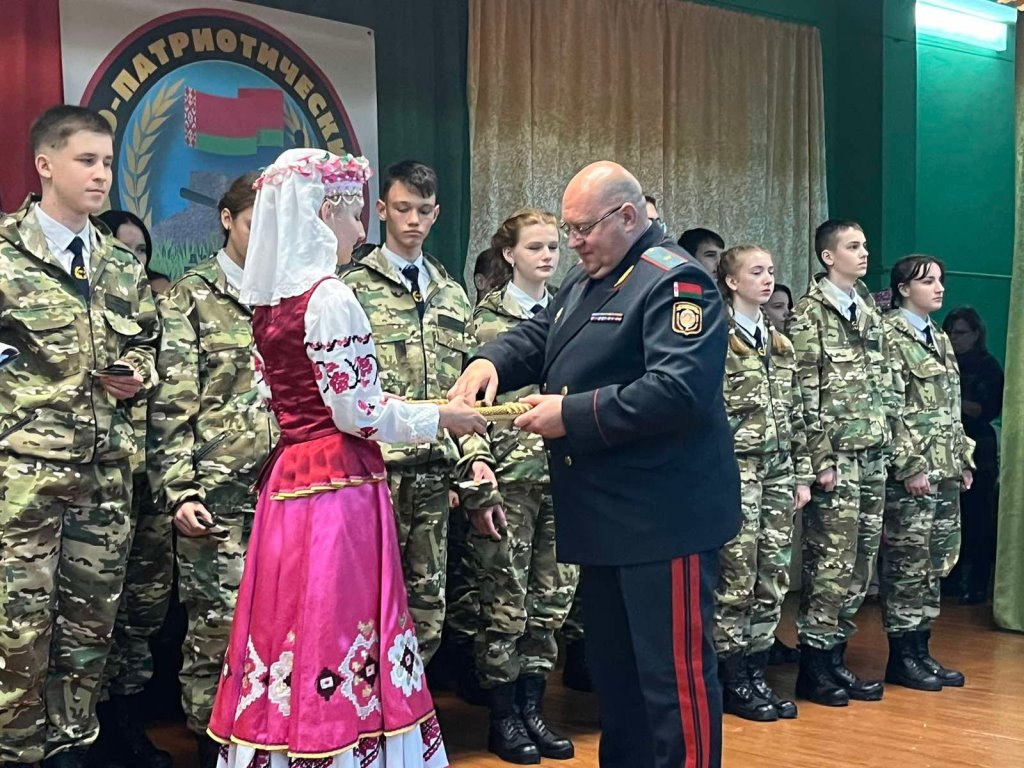 В Бресте состоялось открытие военно-патриотического клуба «Дубровский форт»