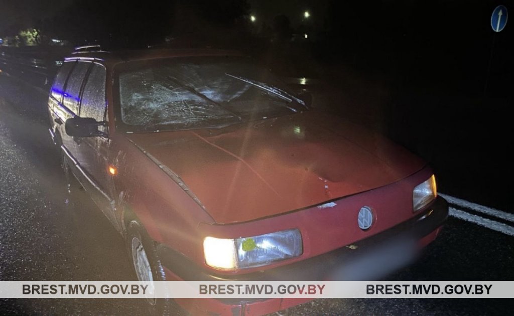 Женщина-пешеход погибла под колесами легковушки в Кобринском районе