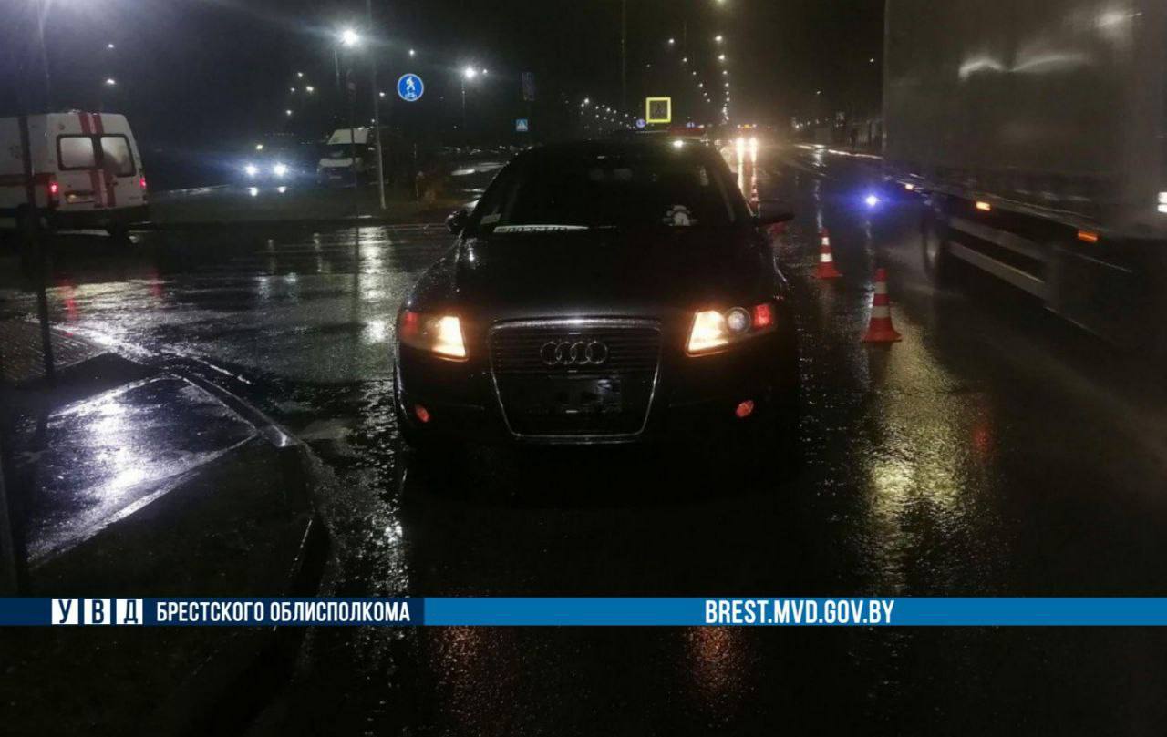 В Бресте водитель Audi совершил наезд на женщину