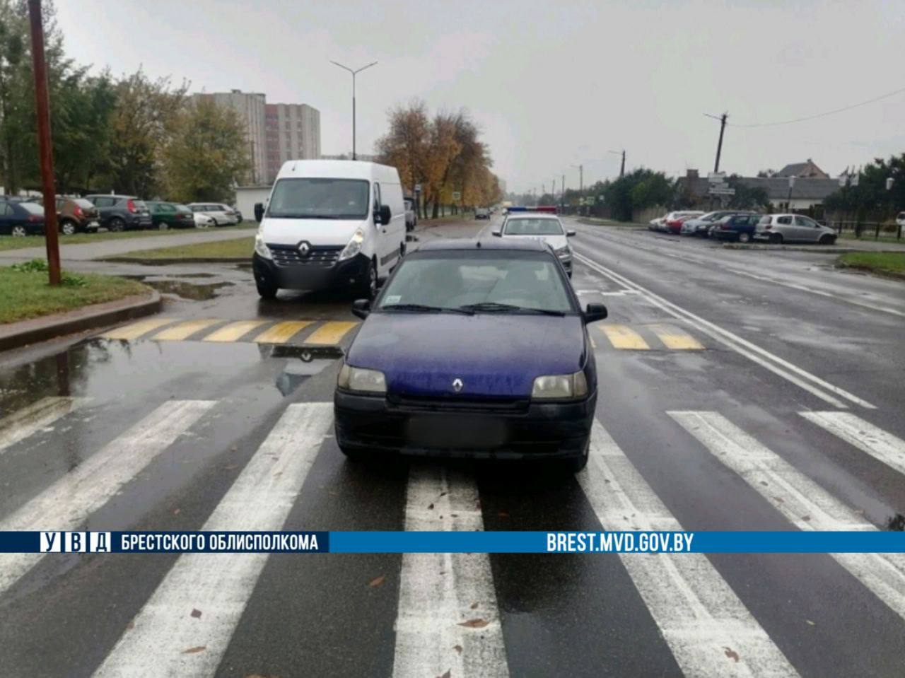 В Бресте 76-летний водитель Renault совершил наезд на пешехода