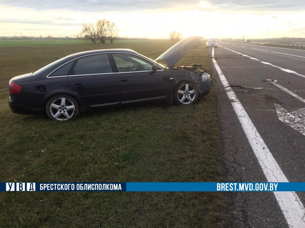 Брестчанка не справилась с управлением Audi. Подробности ДТП