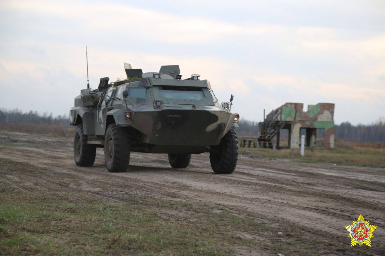 На Брестском полигоне с подразделениями 38-й отдельной гвардейской десантно-штурмовой бригады прошло батальонное тактическое учение с боевой стрельбой