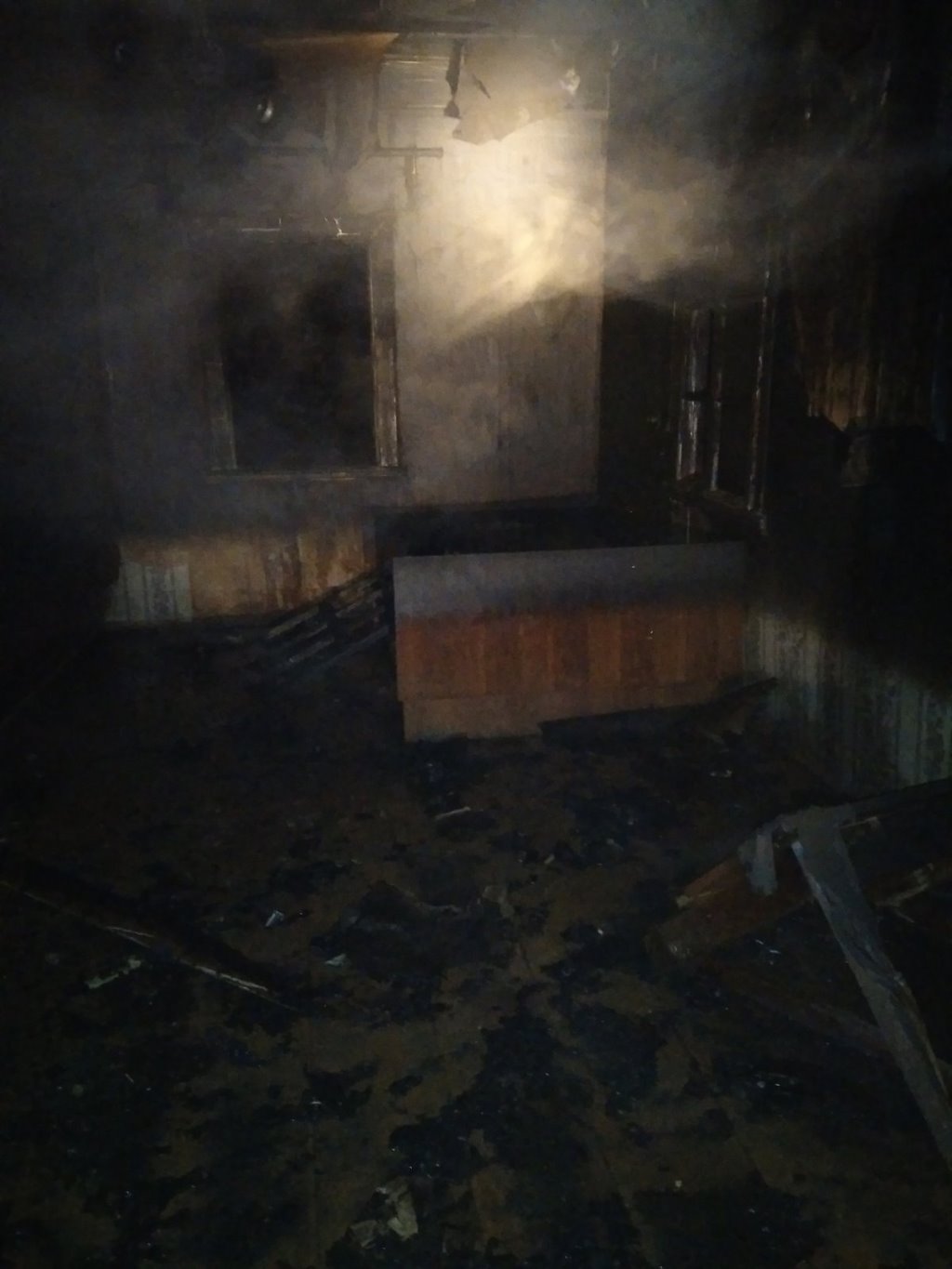 Ночью горел жилой дом в д. Оберовщина Каменецкого района