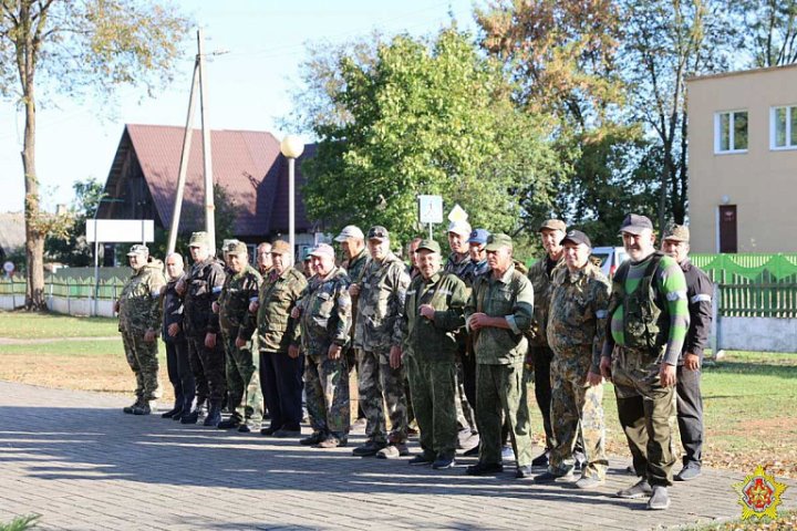 Народное ополчение Вязьевского сельского совета Осиповичского района. Фото: Ваяр / Министерство обороны