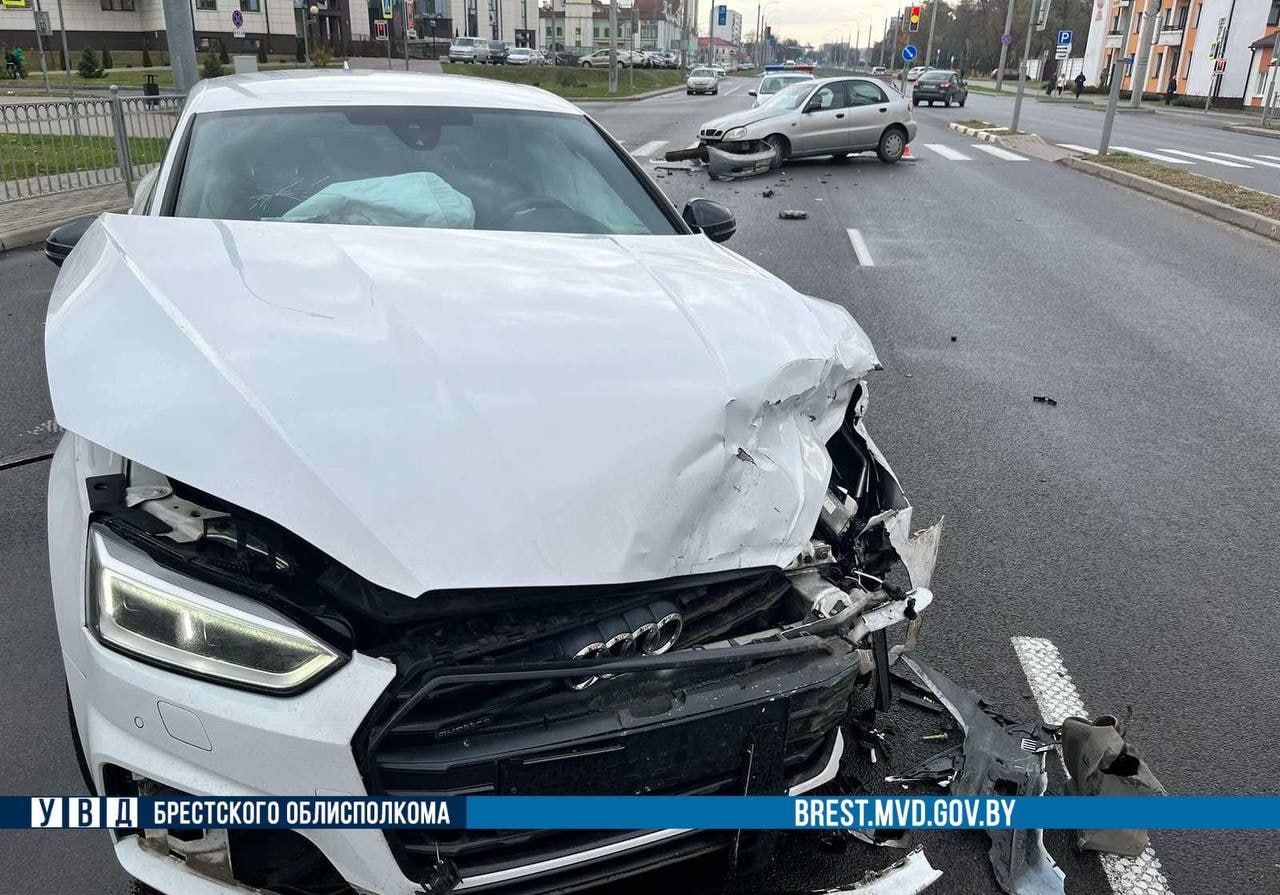 Результат небезопасного маневра в Бресте