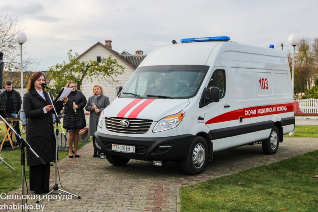Автопарк скорой помощи Жабинки пополнился новым автомобилем