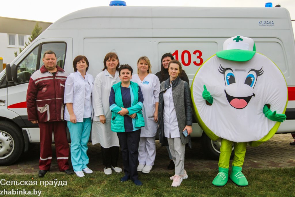 Автопарк скорой помощи Жабинки пополнился новым автомобилем