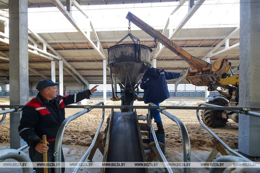 Крупный молочно-товарный комплекс строят в Жабинковском районе