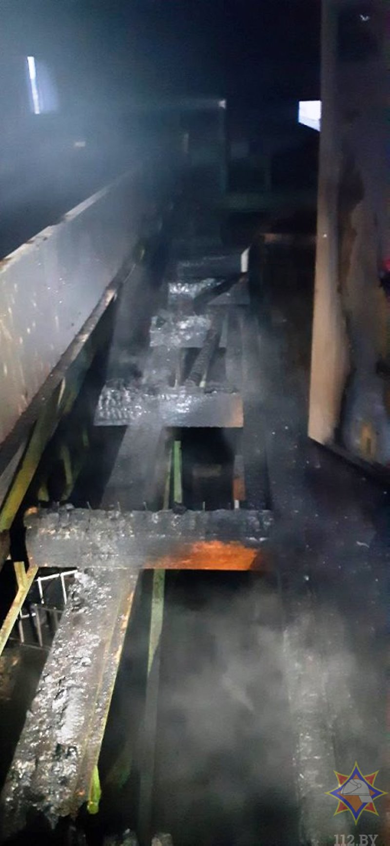 Цех распиловки древесины горел в Каменецком районе