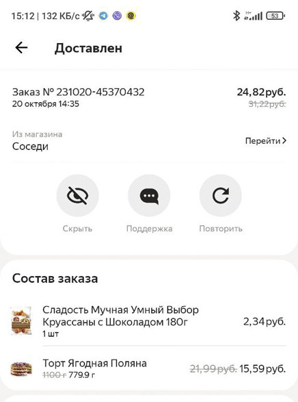 Девушке продали за полную стоимость торт с наклейкой «скидка 50%». «Разве так можно?»