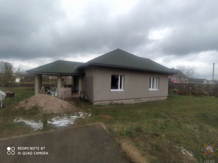 На пожаре в Брестском районе мужчина получил ожоги