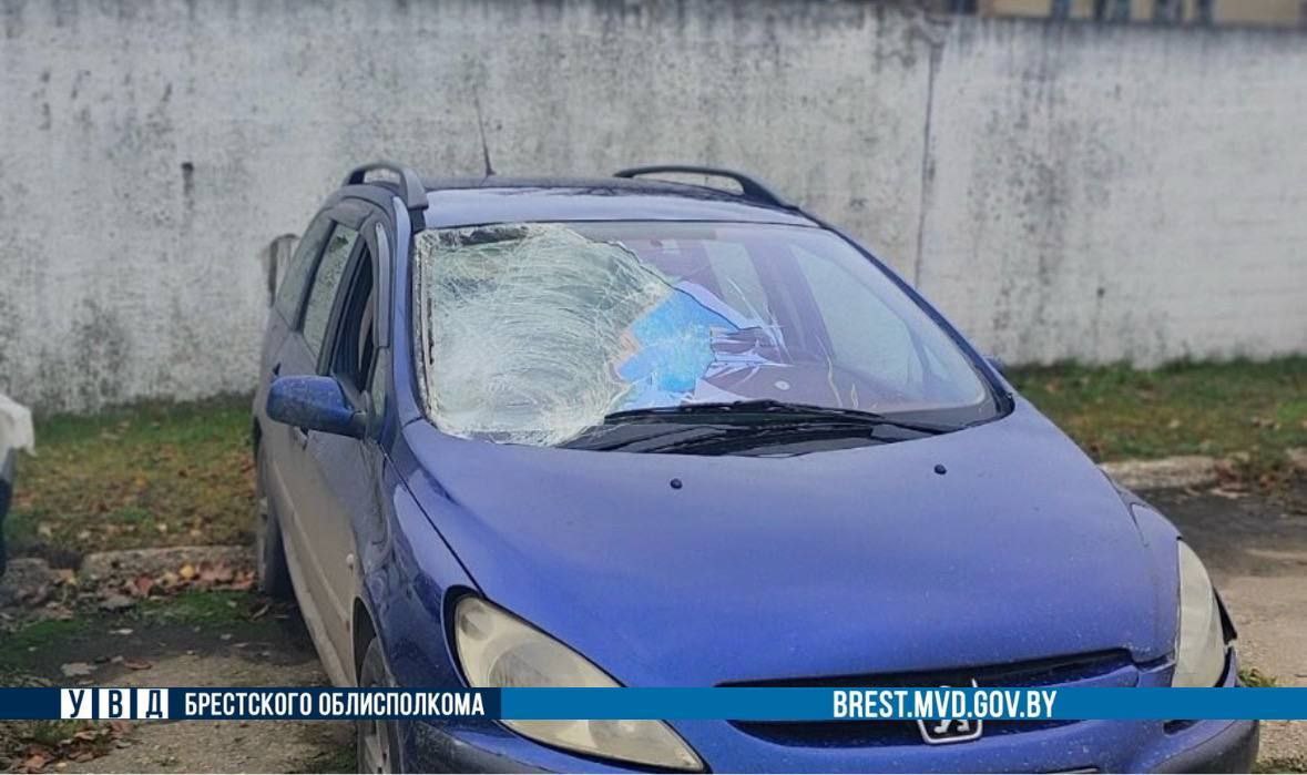 В Лунинецком районе автомобиль сбил пешехода. Водитель скрылся с места ДТП