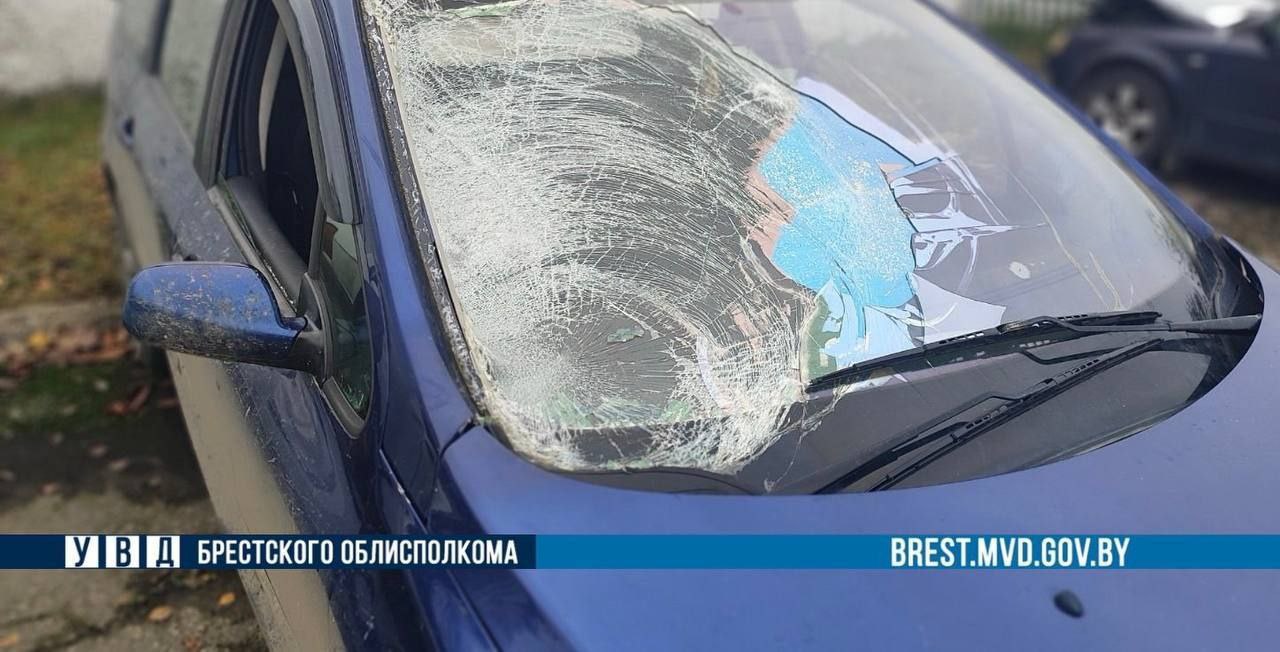 В Лунинецком районе автомобиль сбил пешехода. Водитель скрылся с места ДТП