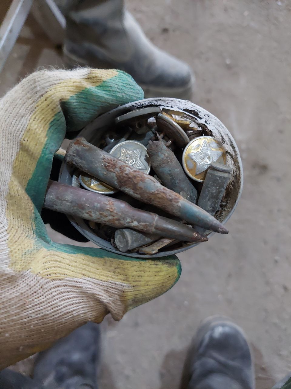 Посмотрите, то находят на строительстве центра патриотического воспитания молодежи