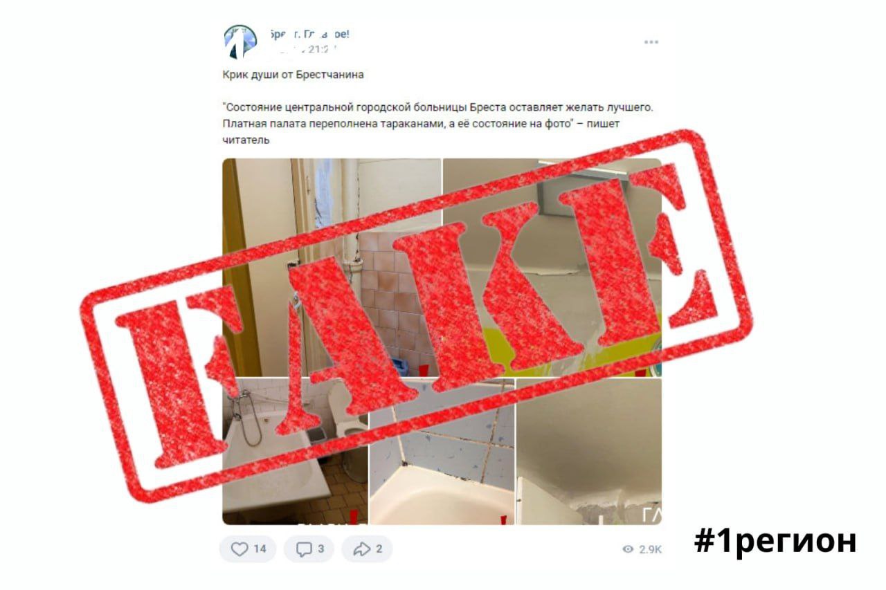 Одно из сообществ Бреста продолжает плодить фейки