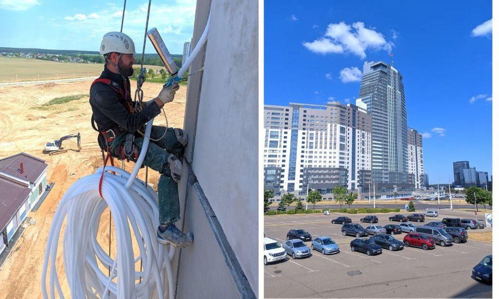 «У меня тоже иногда кровь стынет в жилах». Промышленный альпинист рассказал о своей работе и заработке