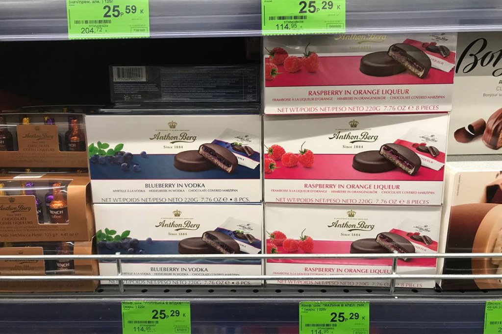 В магазины вернулась почти вся сладкая санкционка