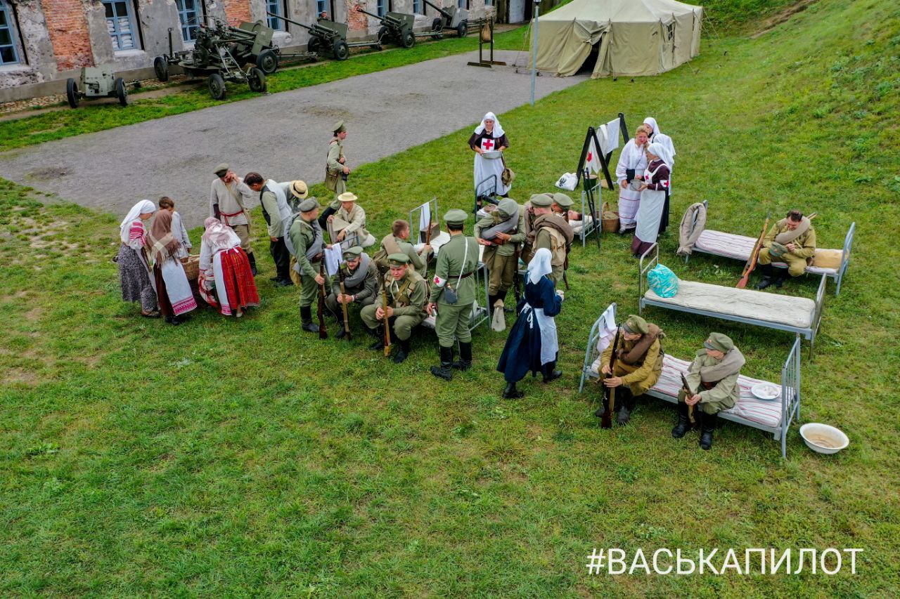 Военно-историческую реконструкцию провели в 5 Форту Бреста. Видео и фото
