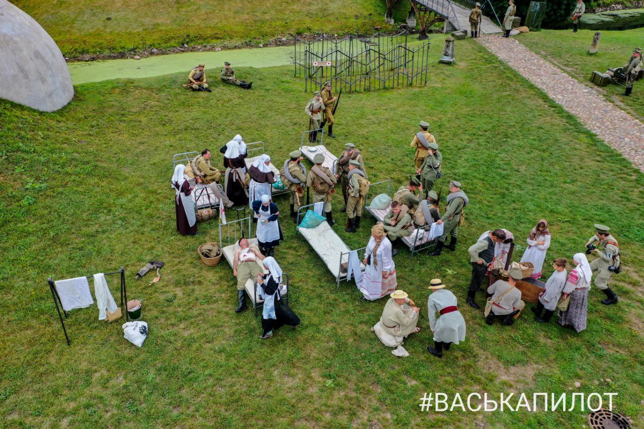 Военно-историческую реконструкцию провели в 5 Форту Бреста. Видео и фото