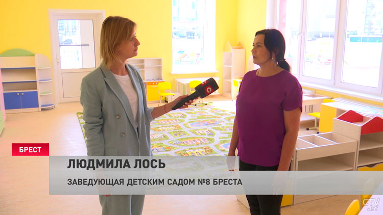 В Бресте открывают детский сад №8. Смотрите, что там будет