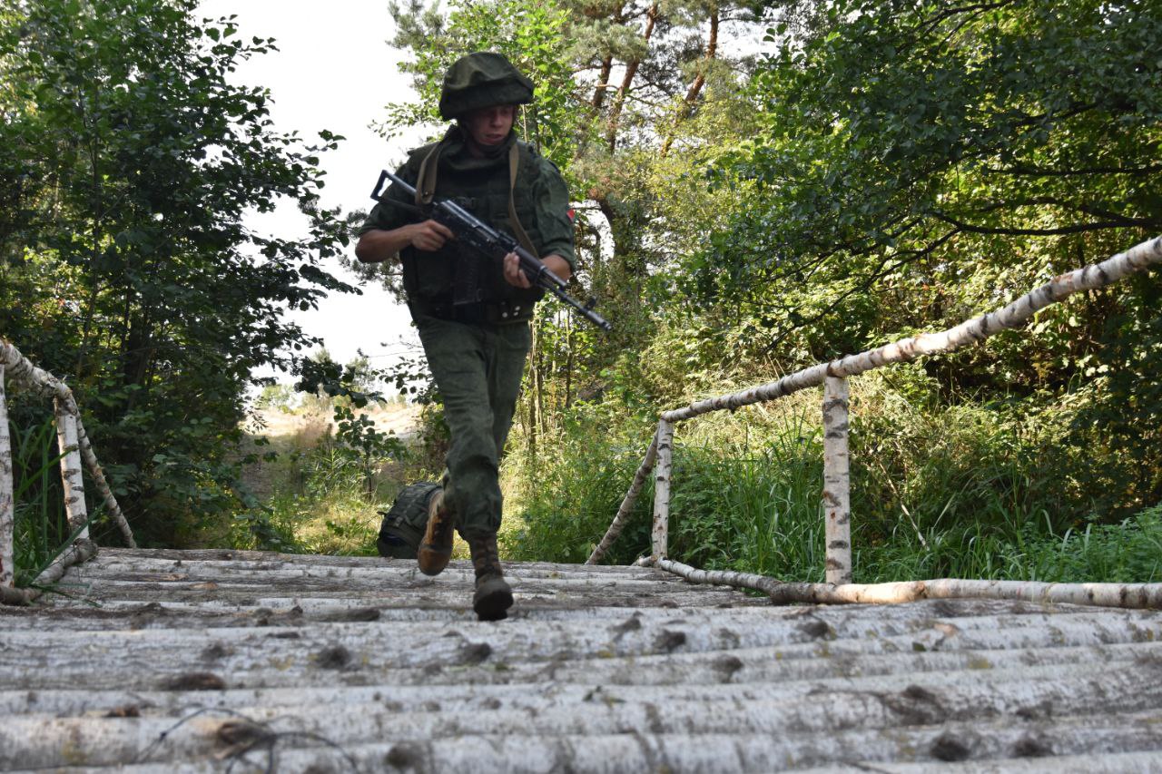 Десантники осуществили подрыв моста через Прилукский канал на полигоне «Брестский»