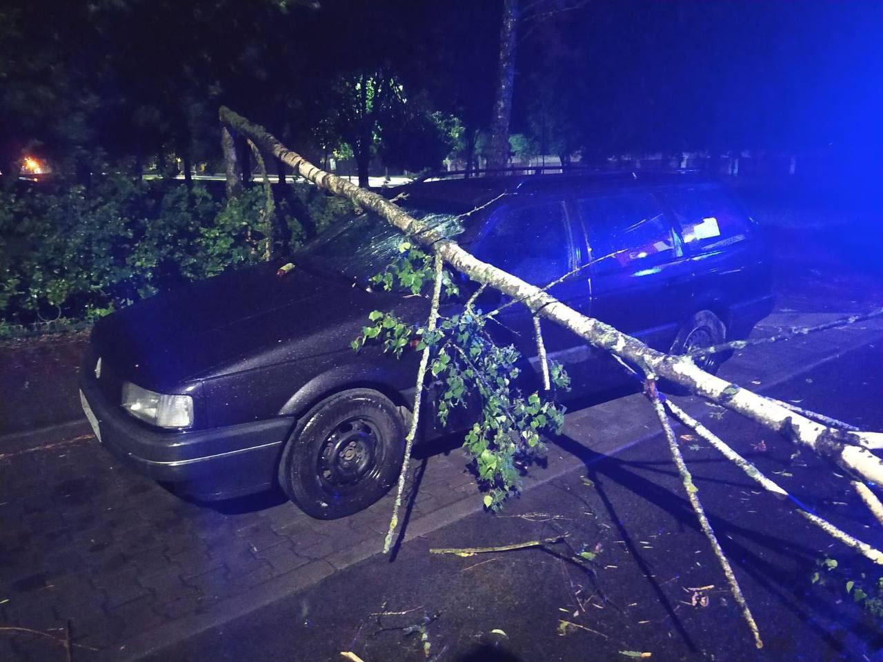 Настоящая стихия прошлась ночью по Бресту