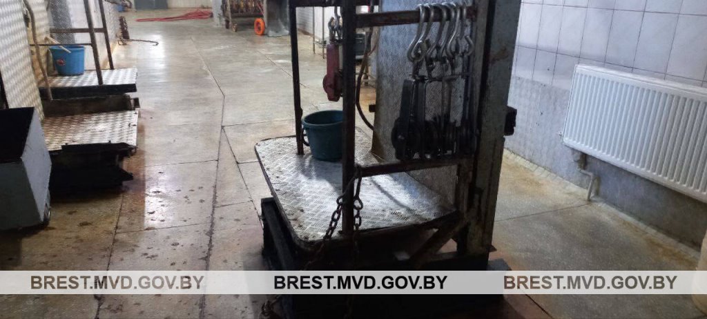 Житель Пружан похитил более 100 кг мяса с одного из предприятий района