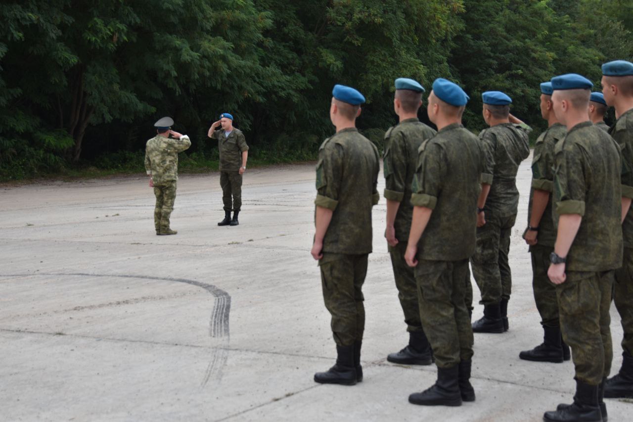 В Брест прибыл эшелон с воинским контингентом Российской Федерации