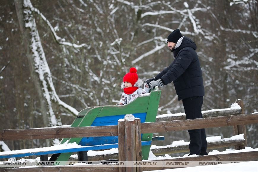 В поместье Деда Мороза в Национальном парке «Беловежская пуща» стартовал зимний туристический сезон