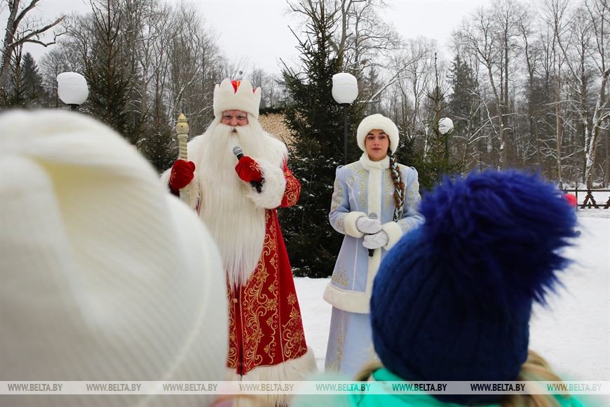 В поместье Деда Мороза в Национальном парке «Беловежская пуща» стартовал зимний туристический сезон