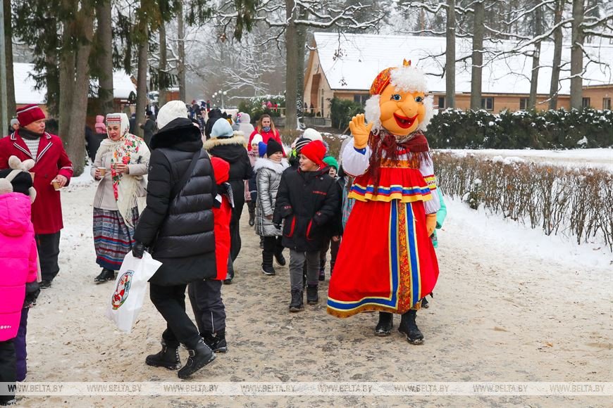 В поместье Деда Мороза в Национальном парке «Беловежская пуща» стартовал зимний туристический сезон