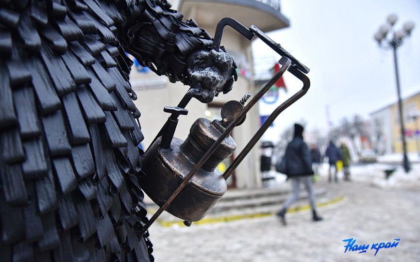 Эксклюзивный фонарь появился на бульваре Штоккерау в Барановичах