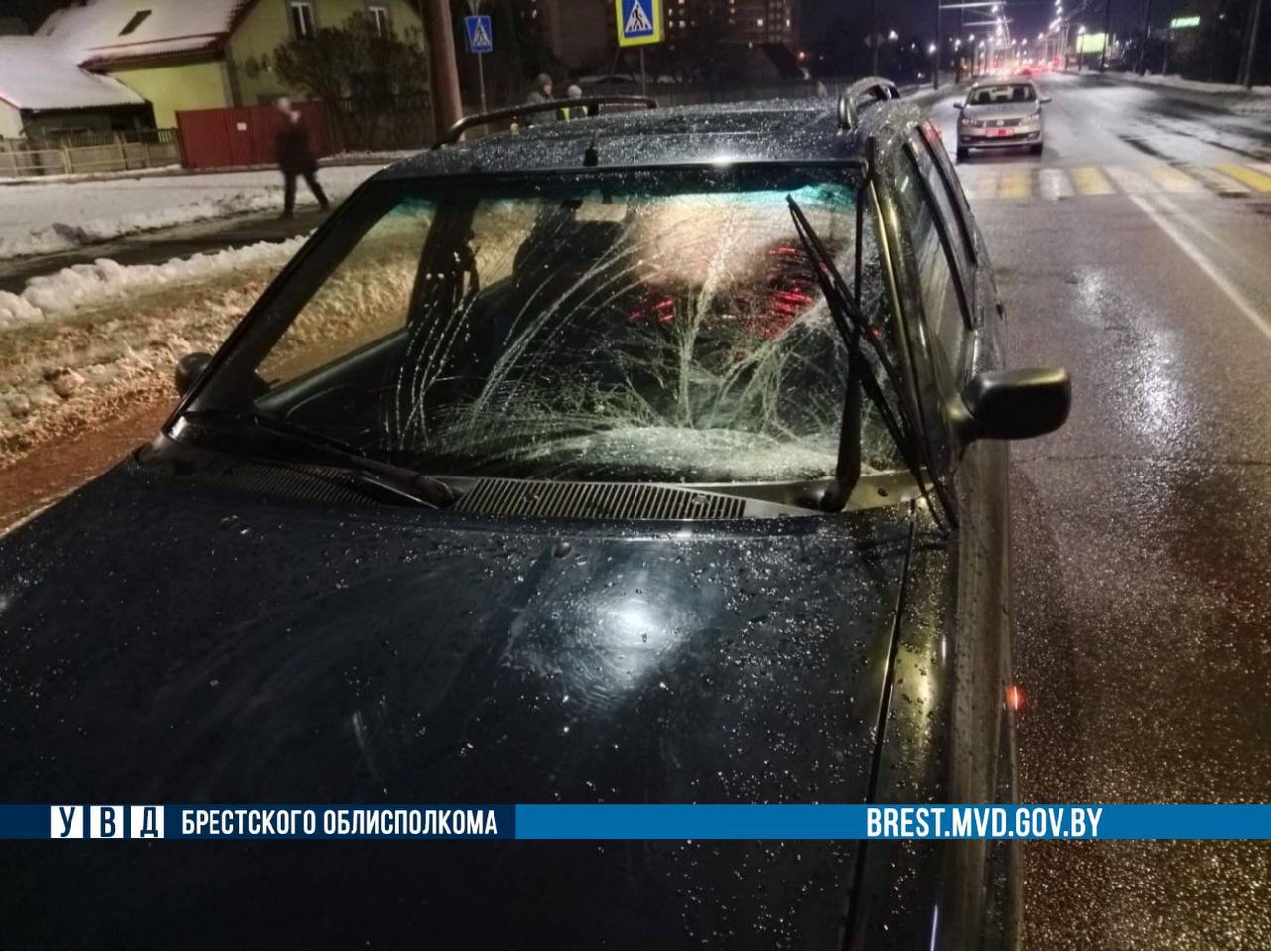 В Бресте совершен наезд на пешехода