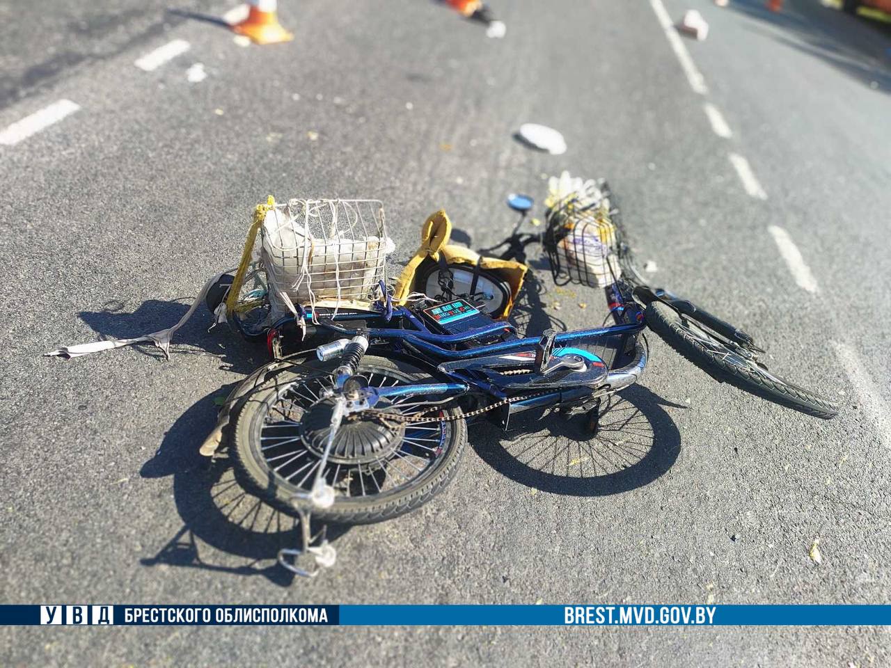 Смертельное ДТП в Лунинецком районе: Ford сбил 82-летнего электровелосипедиста