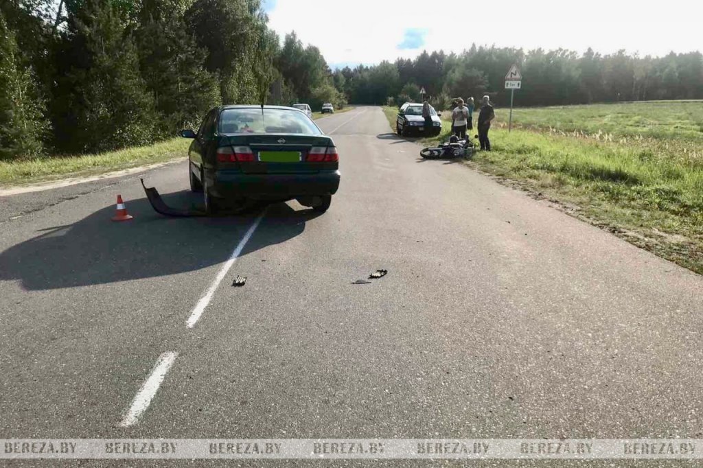В Березовском районе произошло ДТП с участием мотоцикла