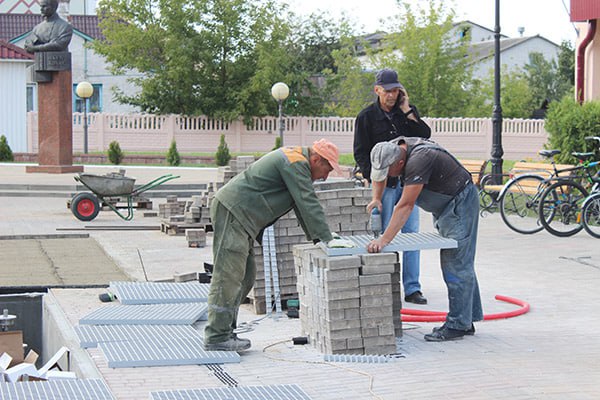 В канун областного праздника «Дожинки» в Ганцевичах появится новый фонтан. 