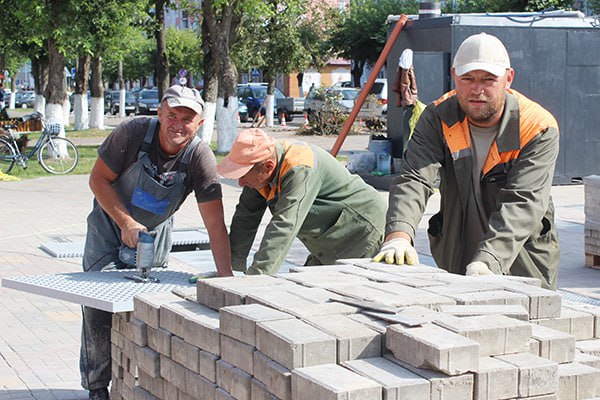 В канун областного праздника «Дожинки» в Ганцевичах появится новый фонтан. 