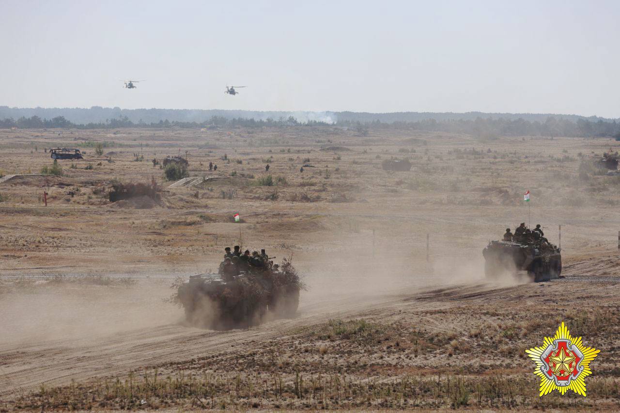 На полигоне Брестский проходит итоговый розыгрыш маневров совместного оперативно-стратегического учения «Боевое братство – 2023»