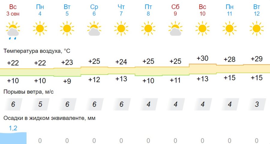 Какая погода ждет жителей Бреста на предстоящей неделе