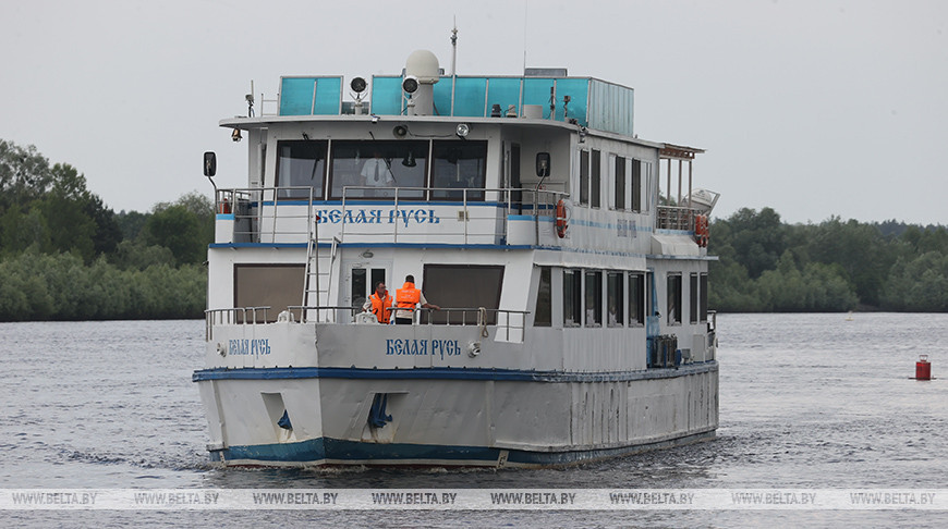 Пассажирский теплоход «Белая Русь» начинает новый сезон по Беларуси. Вот когда