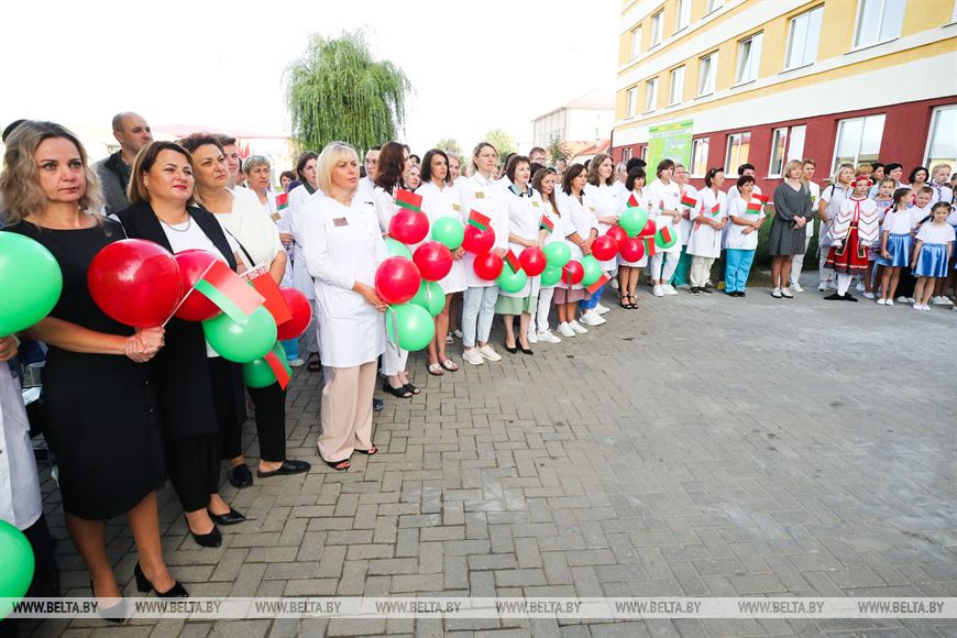 Обновленную поликлинику открыли в Ганцевичах