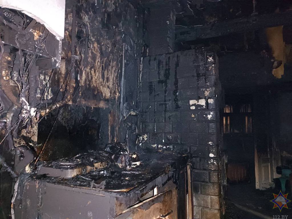 В Пружанах произошел пожар в жилом доме