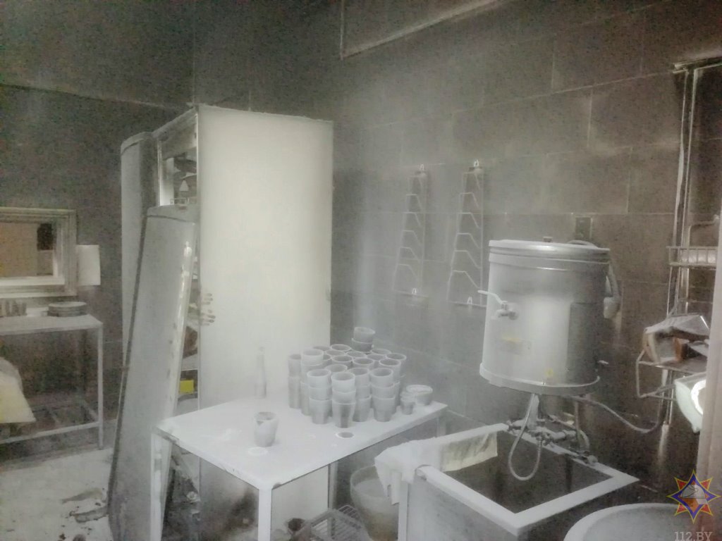 В Столине произошел пожар в баре