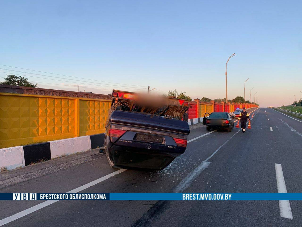 В Бресте Audi «потеряла» Mercedes — детали ДТП