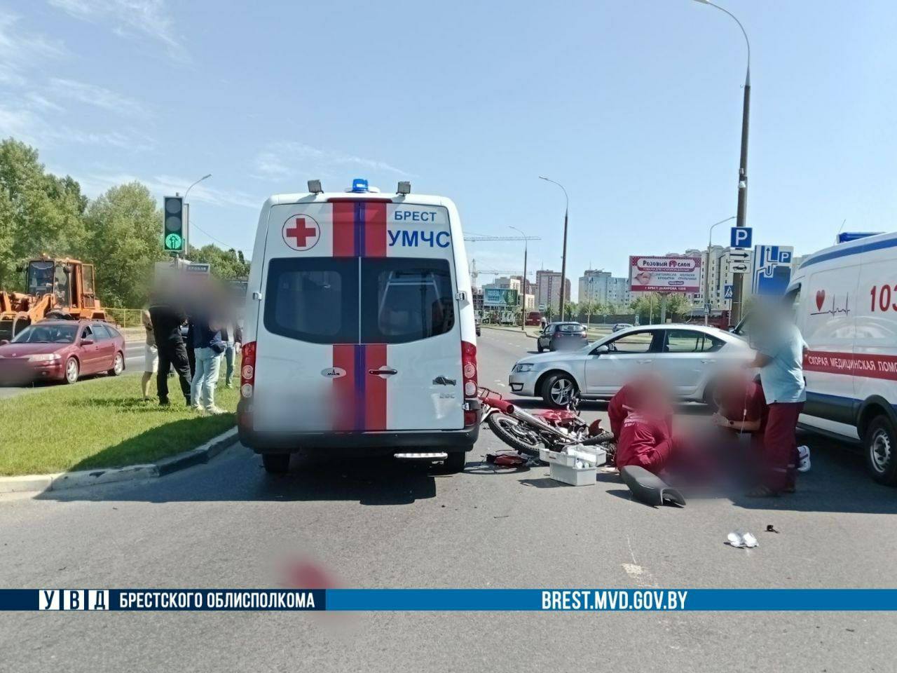 В Бресте погиб 16-летний мотоциклист